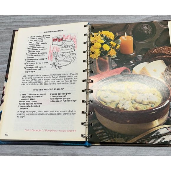 Vintage Campbell Soup Cookbooks Lot of 2 Main Dish Recipes Stews Sauces - Picture 12 of 12